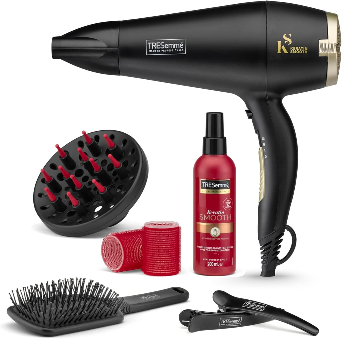 Tresemme Keratin Smooth Volume Shine Hair Dryer & Diffuser Gift Set - 2200W Powe
