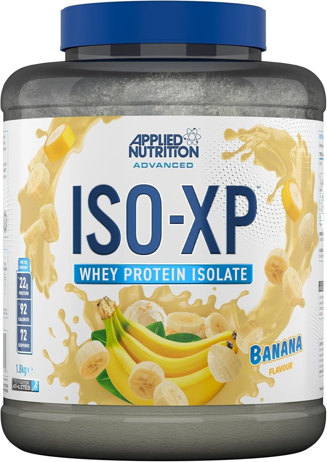 Whey Protein Isolate Powder ISO-XP 21g Protein 5g BCAA 4g Glutamine 72 Servings