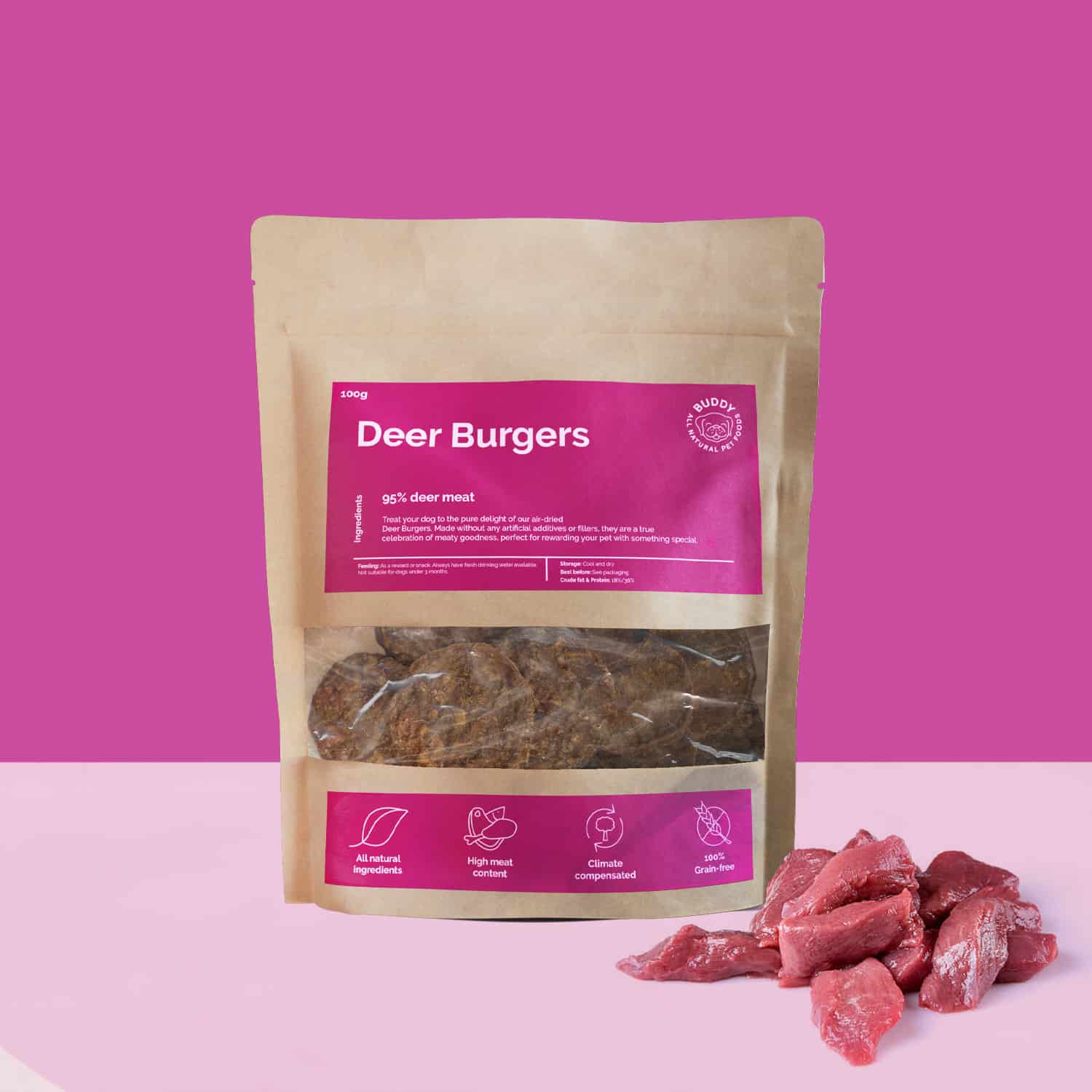 Deer Burgers 100g