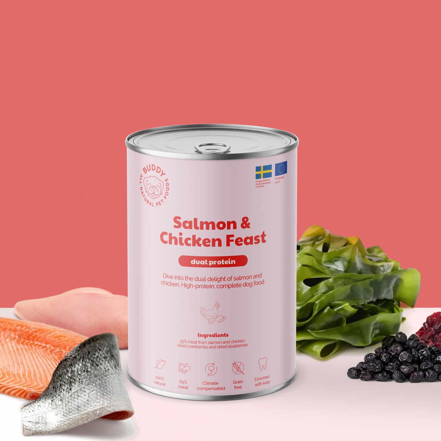 Salmon & Chicken Feast 400g