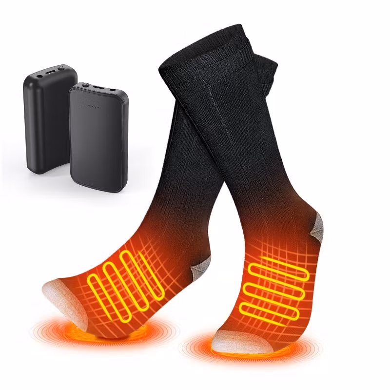 Värmestrumpor med starkt batteri