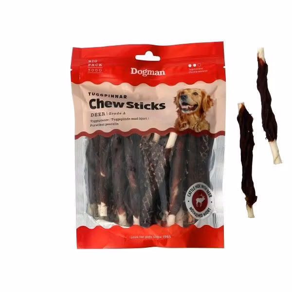 Tuggpinnar med hjort 12,5cm 25p S