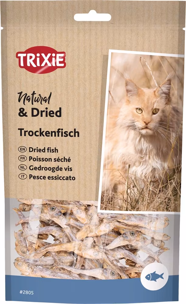 Torkad fisk för katt 50 g