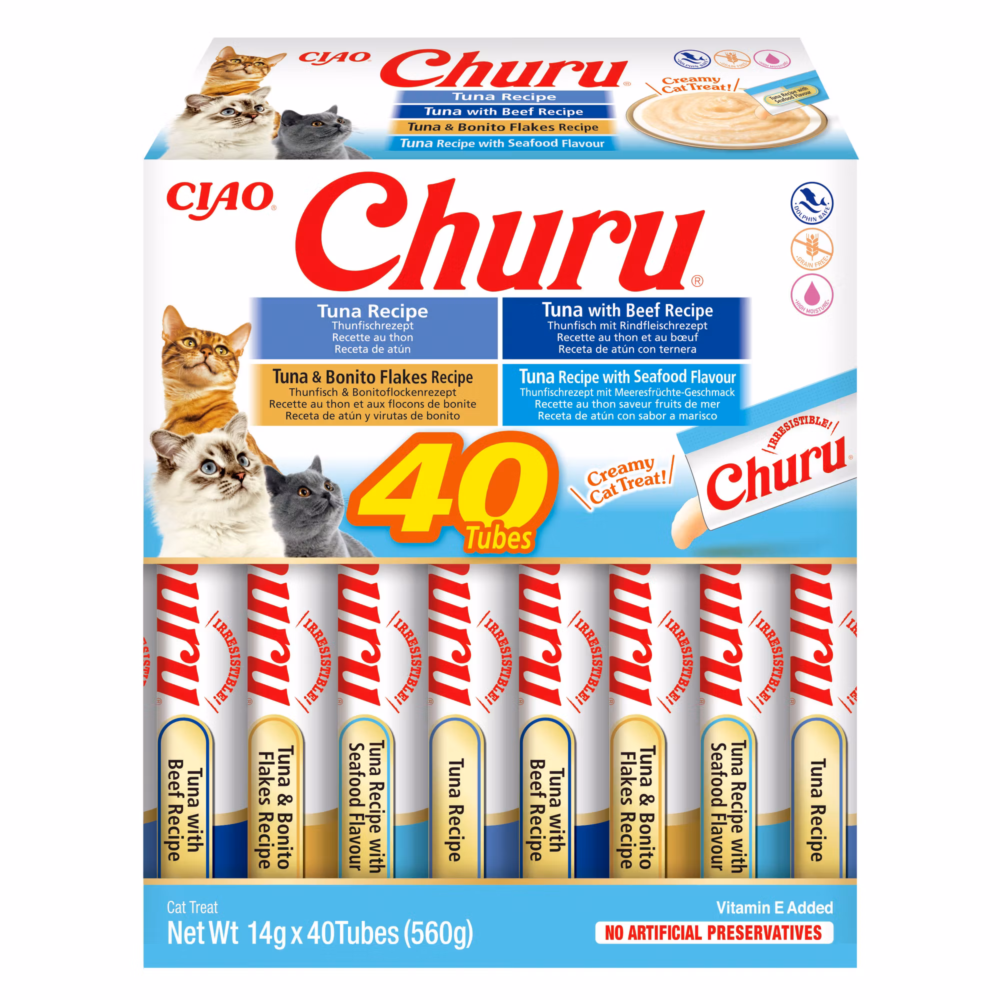 Cat Cremy Tuna Varieties 40x14g
