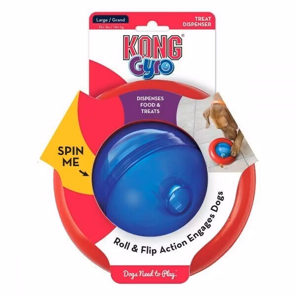 KONG Aktiveringsleksak Gyro Röd