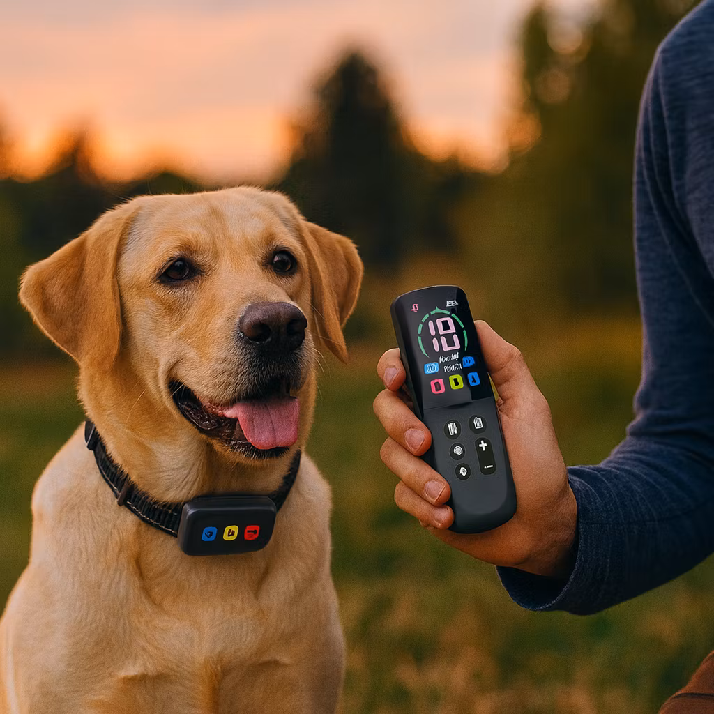 Antiskall - träningshalsband med fjärrkontroll