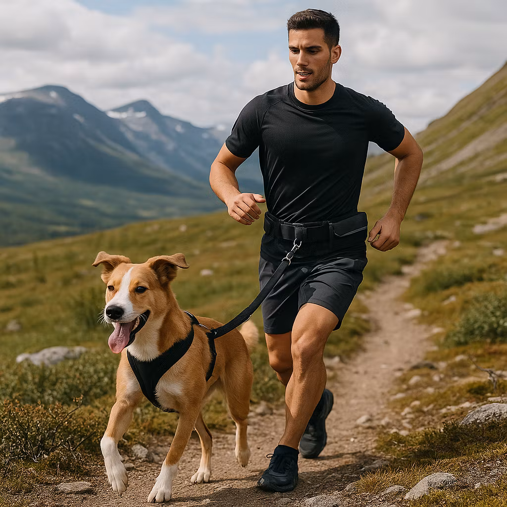 Handsfreebälte m expander 60-120/40 cm. Koppel 1,0-1,35 m/25 mm