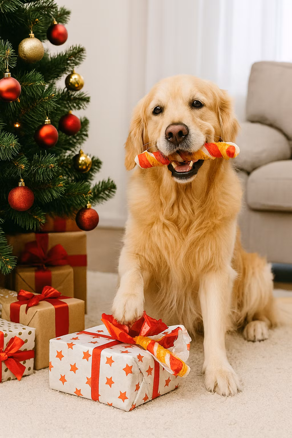 Denta Fun Barbecue Roll med kycklingbröst, bulk, 17 cm, 45 g