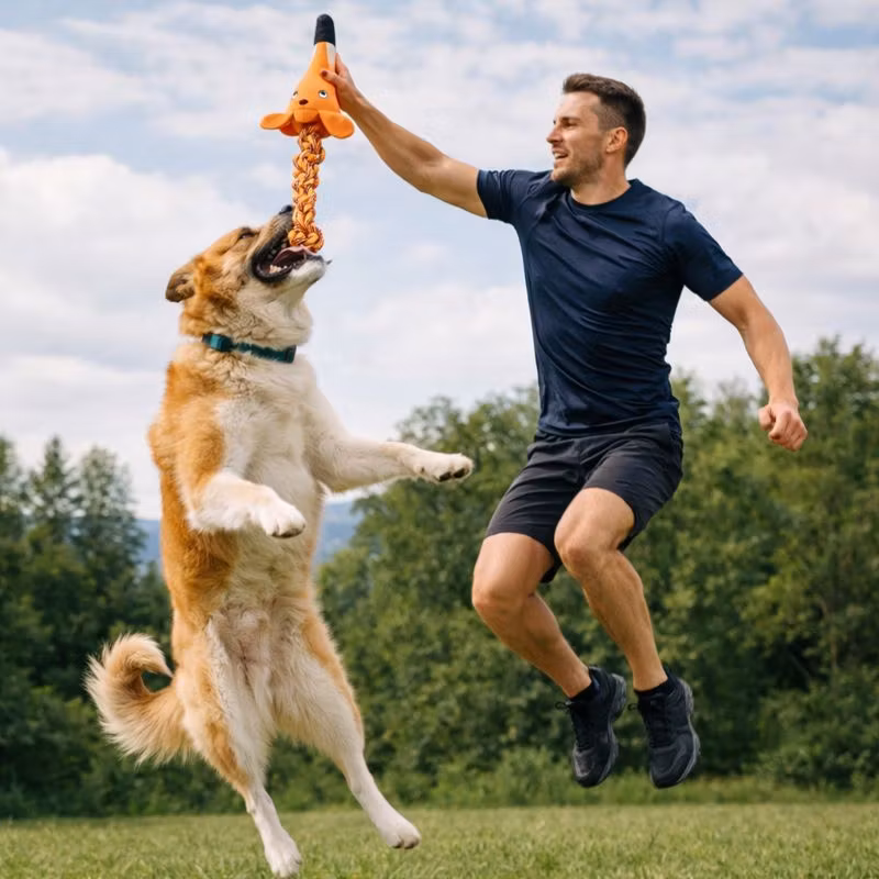 Rough Play Hundleksak Räv Orange 54,5cm