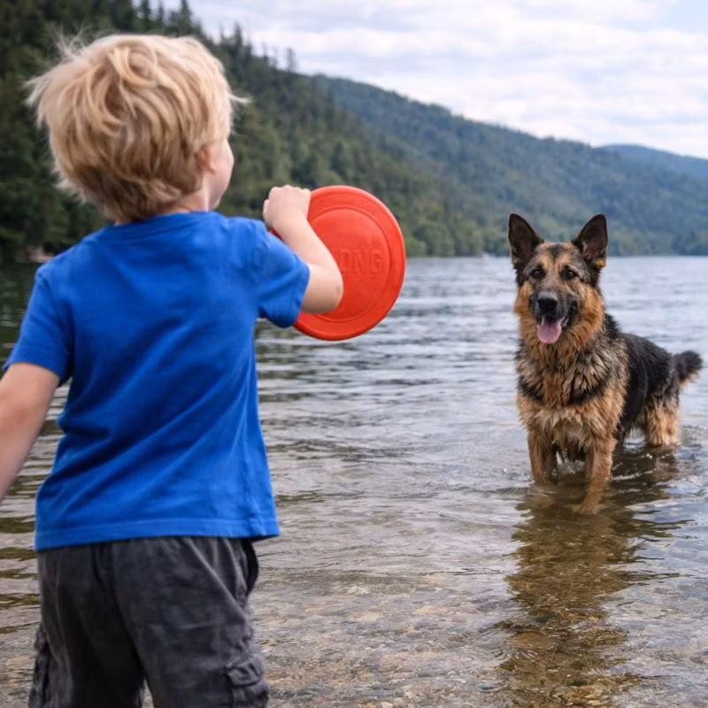 KONG Leksak Flyer Classic Röd