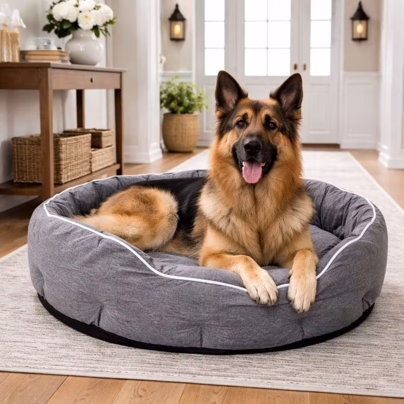 Buddy Hundbädd Oval Grå