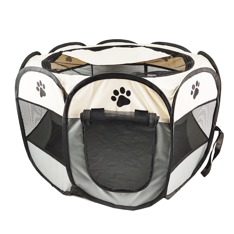 Hopfällbar Portabel Hundhage - S