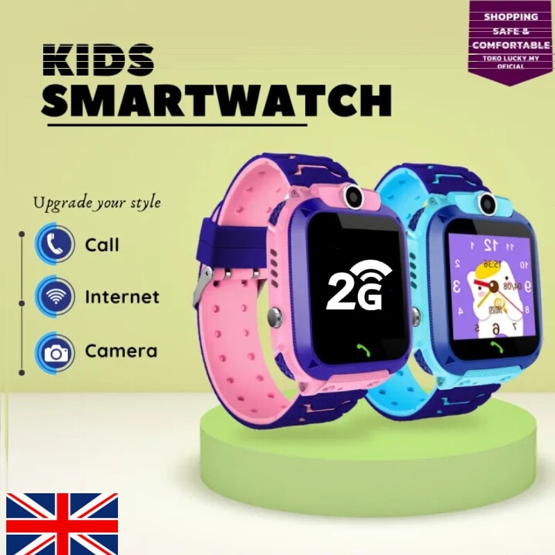 Kids Smart Watch Camera GPS Tracker SOS Call Phone Game Watches For Girls Boys