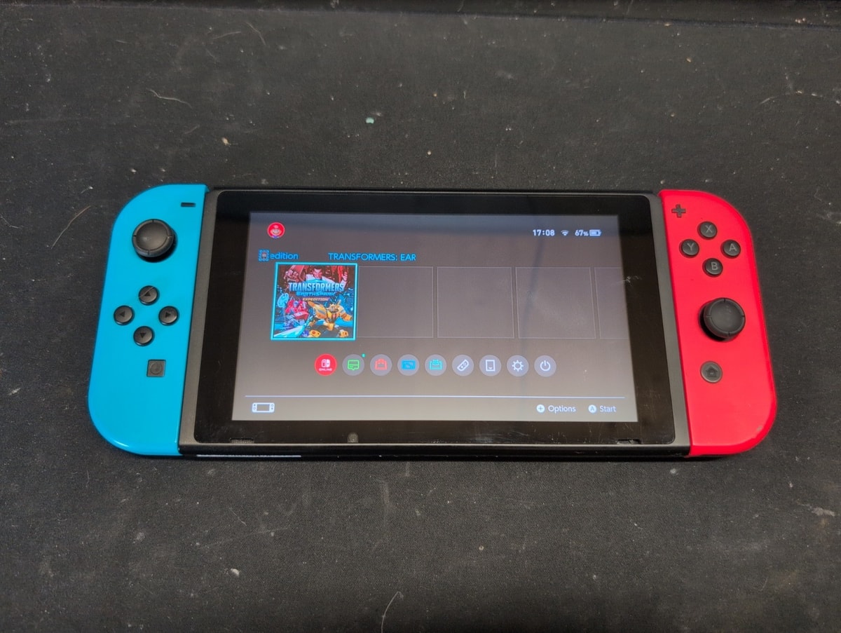 Nintendo Switch Switch V1 Console - Neon Blue/Neon Red - XAJ700411