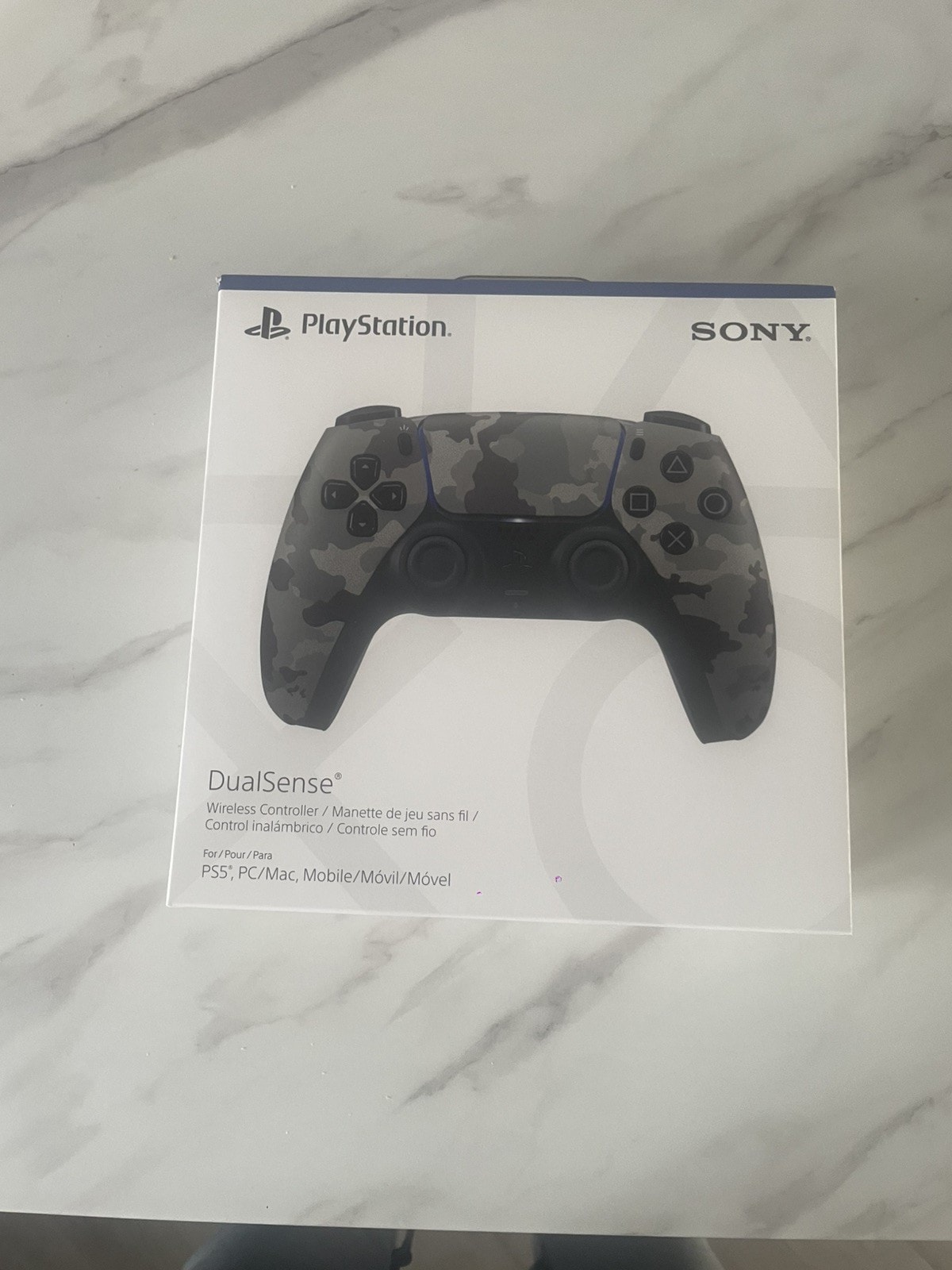 Sony PlayStation 5 DualSense Wireless Controller - Grey Camouflage NEW SEALED