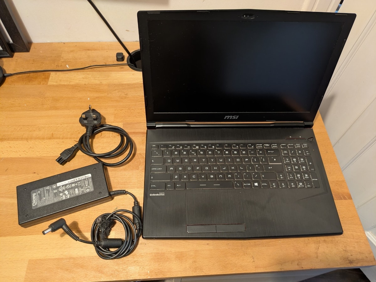 MSI GP63 Leopard 8RE Laptop I7, 16GB RAM, 1TB SSD, GeForce GTX 1060 (read desc)