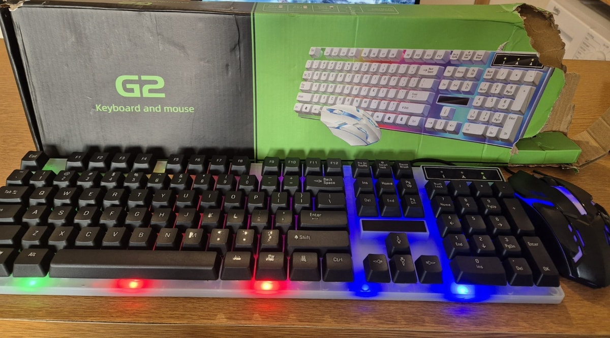 G2 Gaming Keyboard And Mouse