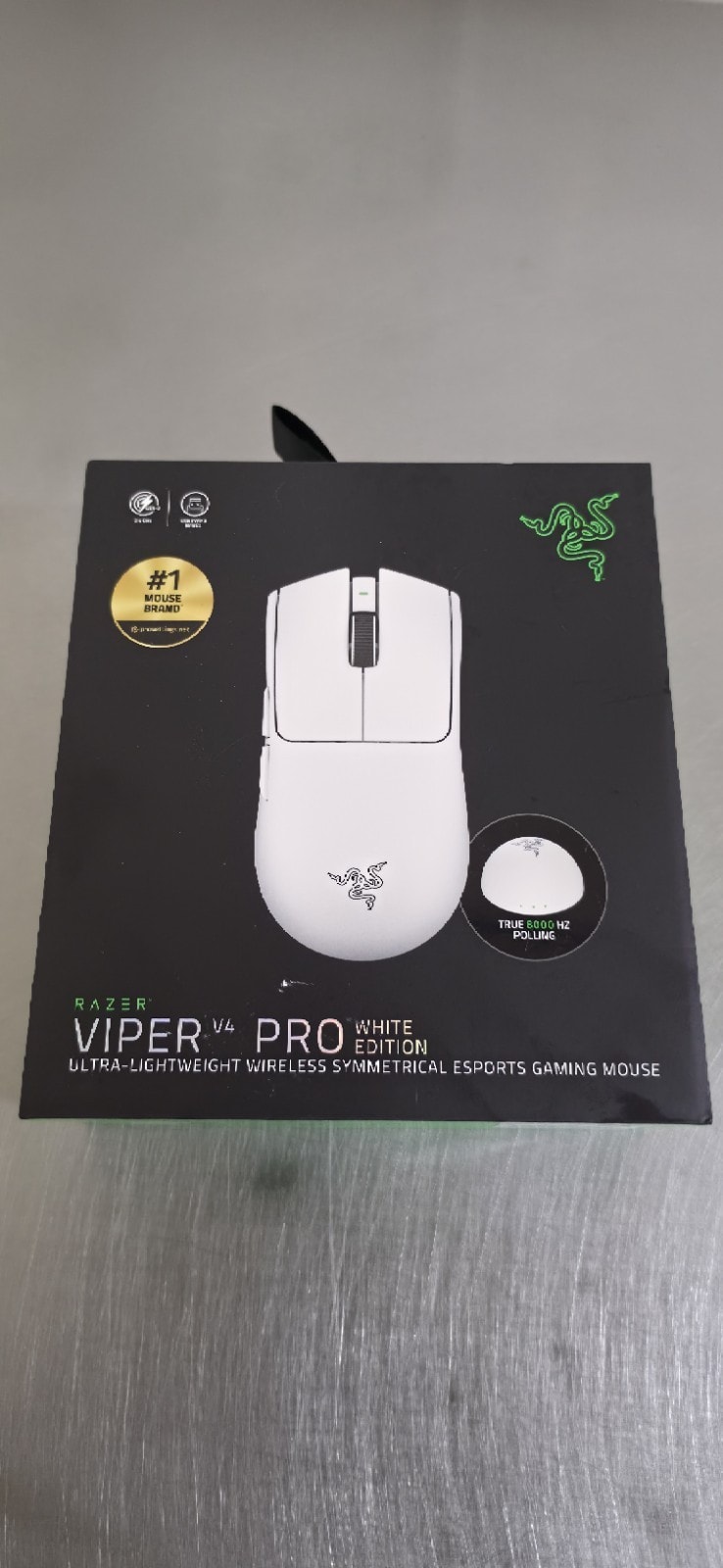 Razer Viper V4 Pro - Wireless symmetrical e-sports gaming mouse White NEW