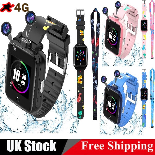 4G Kids Smart Watch Dual Camera WiFi Video Call GPS SOS Smartwatch Children Gift