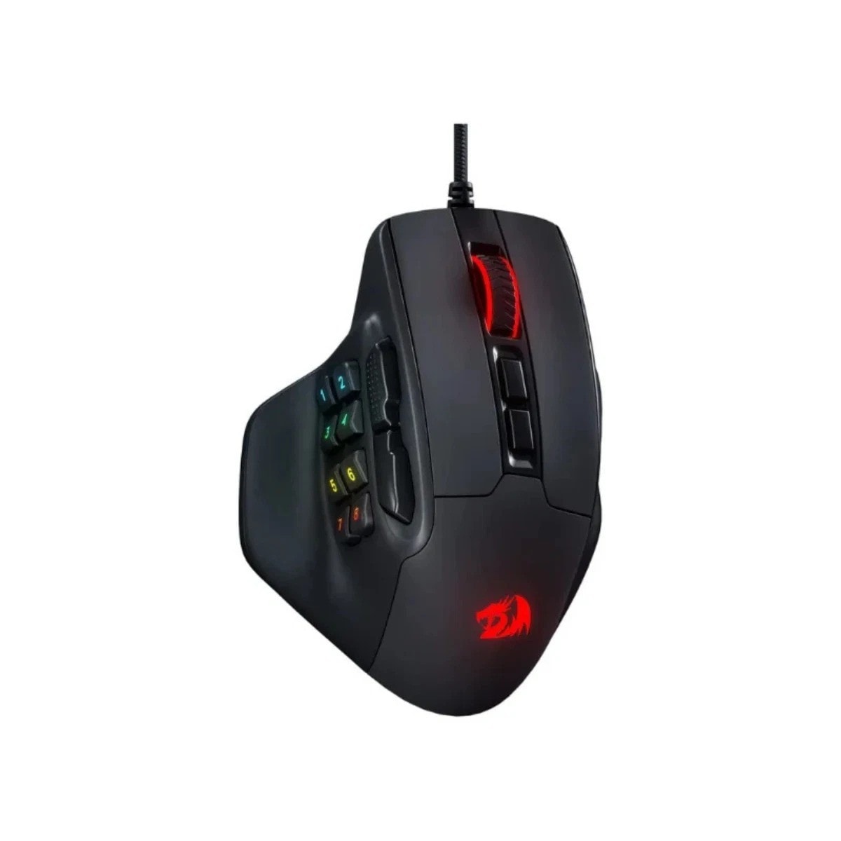 Redragon M811 Aatrox MMO Gaming Mouse 15 Programmable Buttons Wired RGB Gamer UK