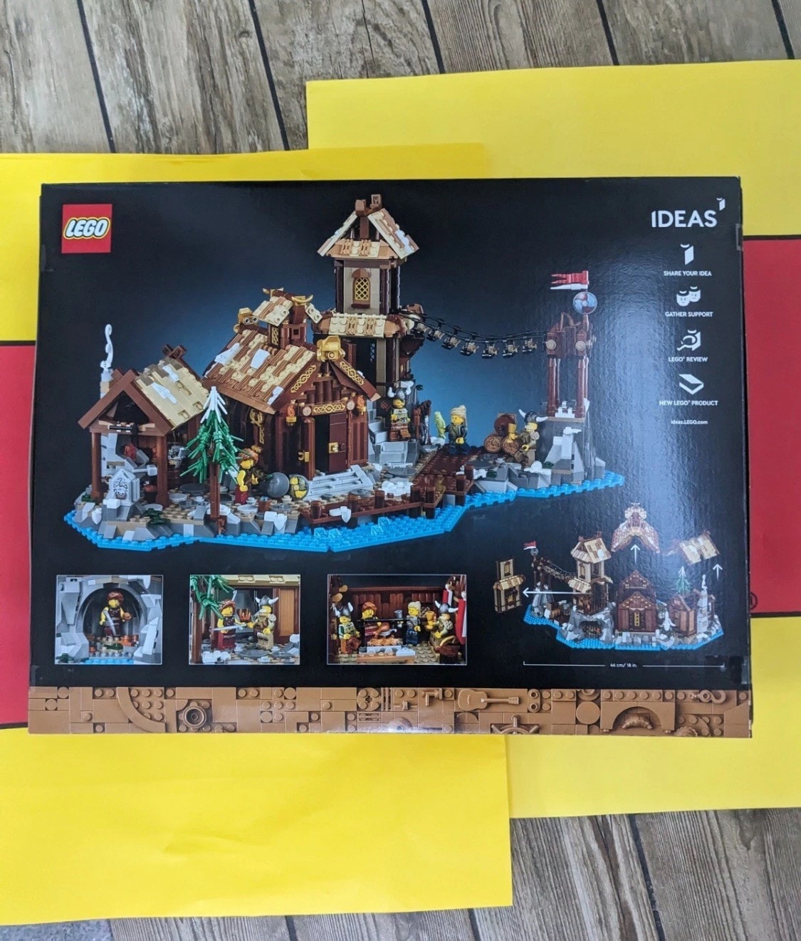 LEGO Ideas Viking Village 21343 new sealed sent in solid lego outerbox