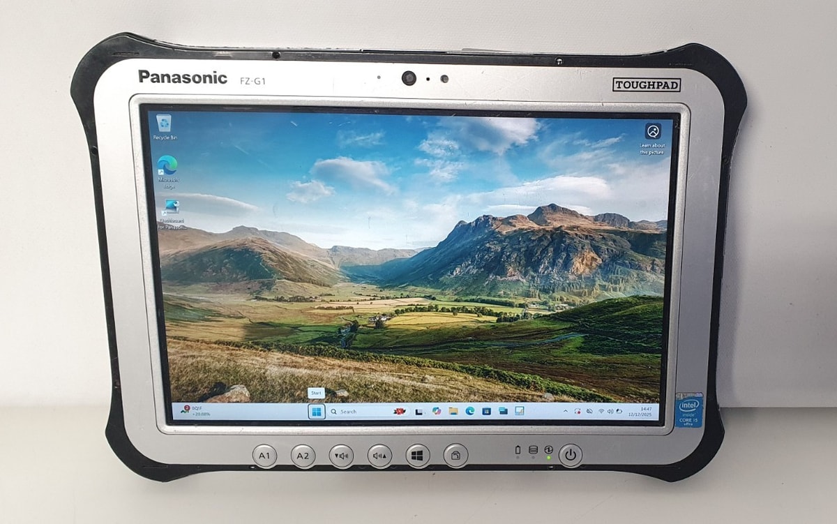 10.1" PANASONIC TOUGHPAD FZ-G1 MK2 FZ-G1FA-50BE i5-4310U 2.00GHZ 8GB 256GB RJ45