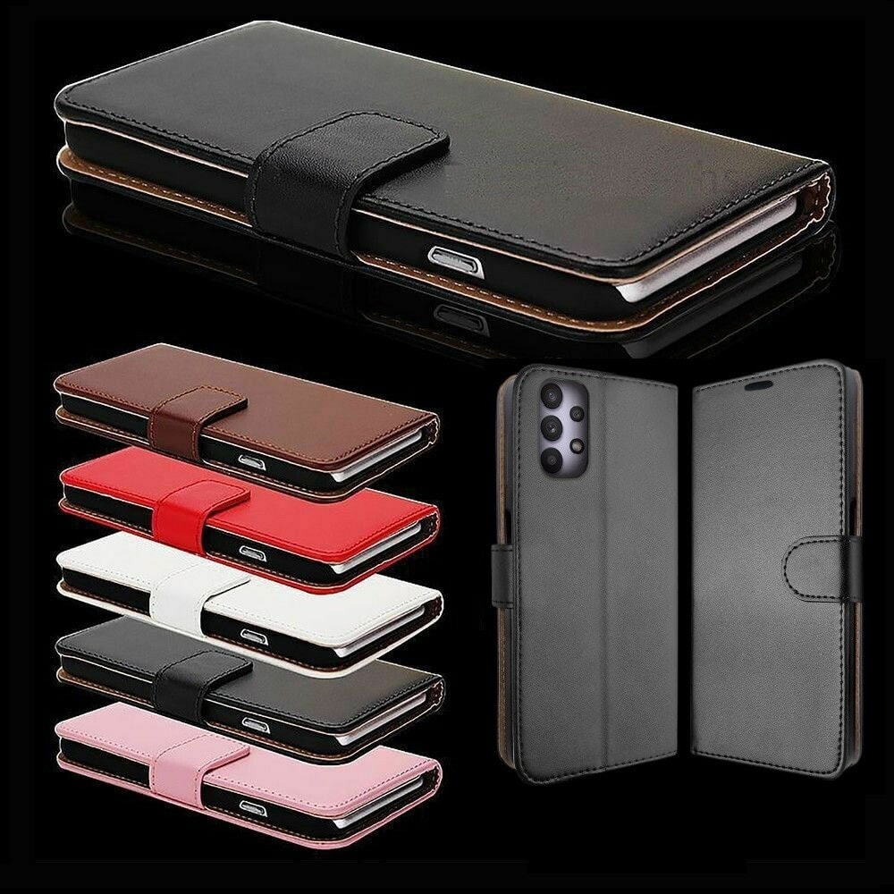 For Samsung Galaxy A12 Case Leather Wallet Book Flip Stand Cover for A12 Phone