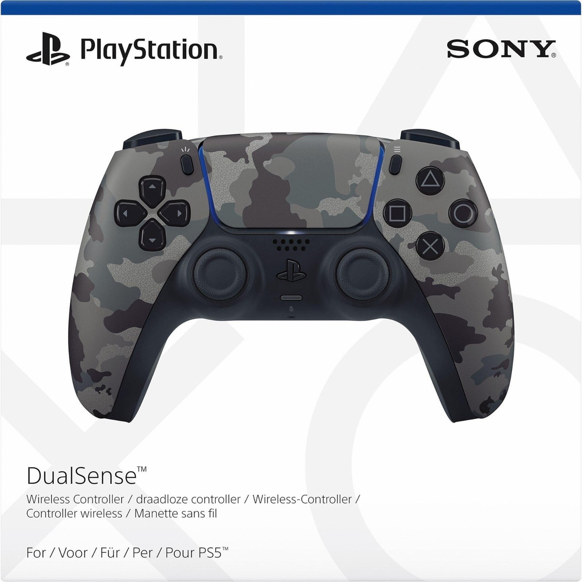 PlayStation 5 DualSense Wireless Controller | Camo Grey | NEW |
