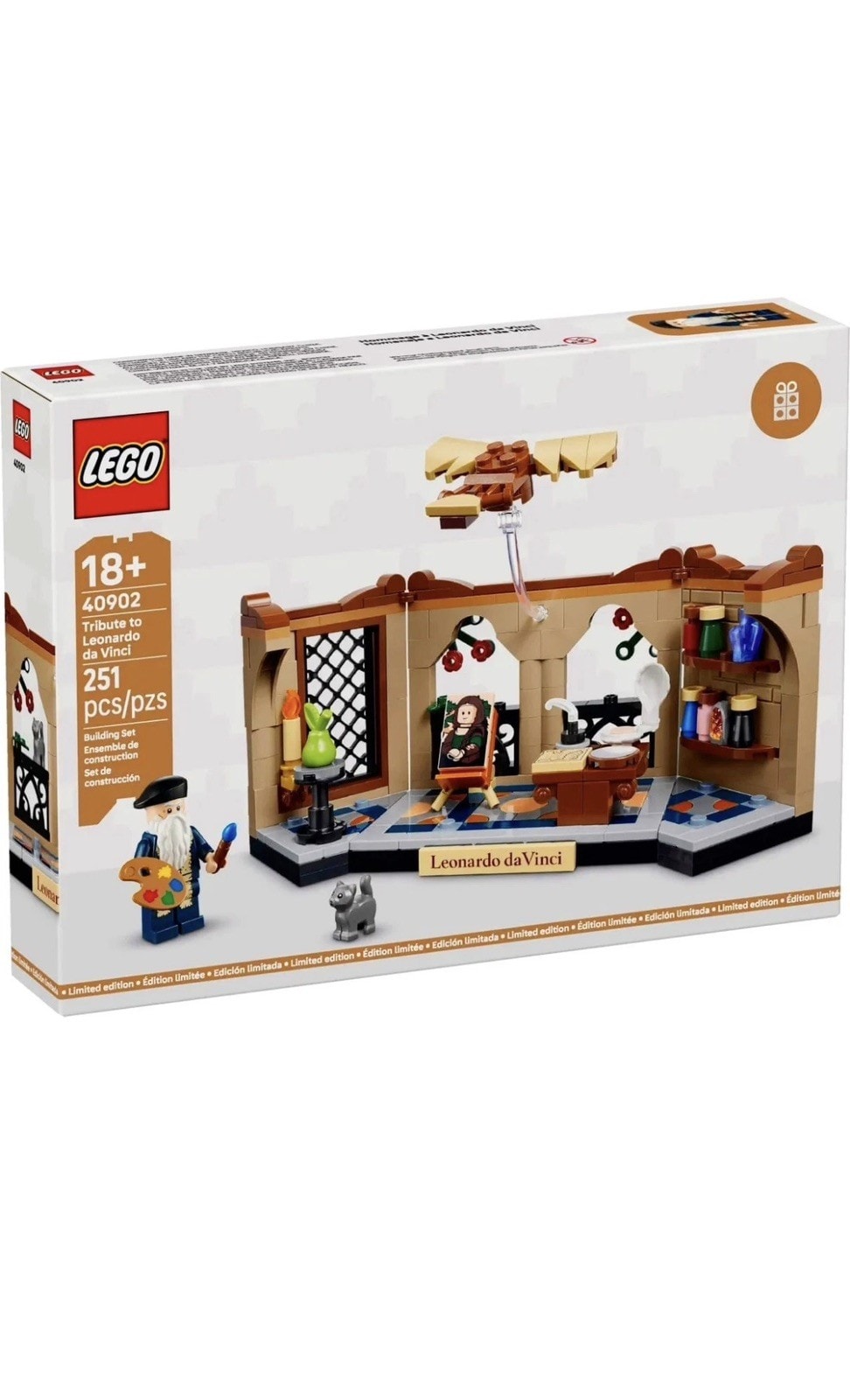 LEGO 40902 Ideas Tribute to Leonardo Da Vinci GWP ⭐ BRAND NEW ⭐ PRE-ORDER ⭐