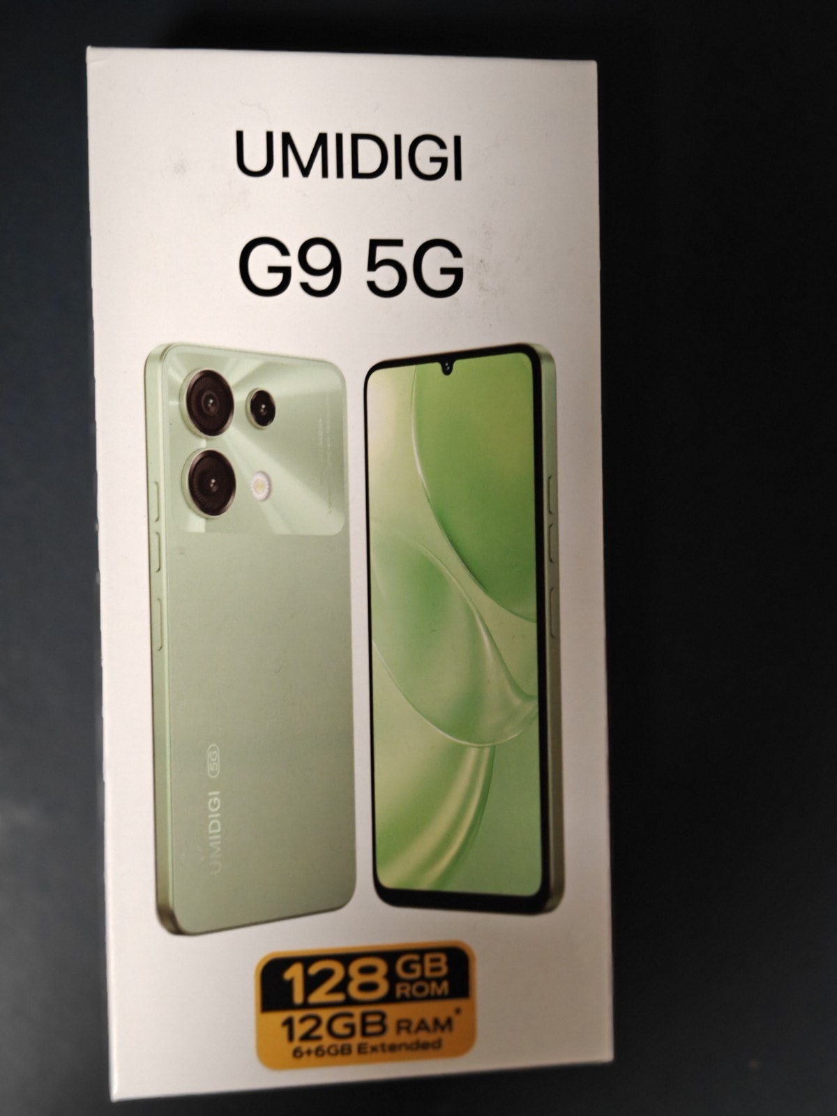 UMIDIGI G9 5G Smartphone 12Gb RAM 128Gb Space Black Factory Unlocked Sim Free