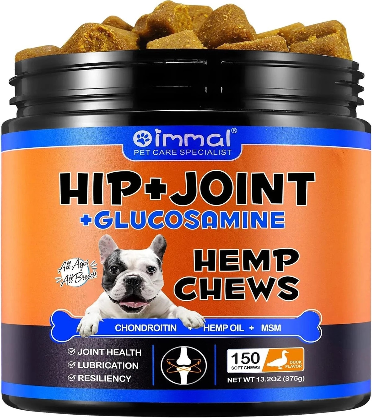 Dog Hip & Joint Supplement - Glucosamine for Dogs (150 Tablets 13.2 oz) - Joint