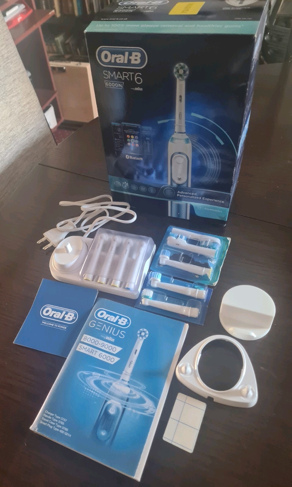 Oral-B Smart 6 [6000N] the accessories only & Original box Only. No Toothbrush.