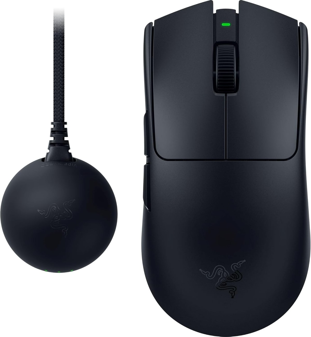 Razer Viper V4 Pro - Ultra-Lightweight 49g Esports Wireless Gaming Mouse - Black