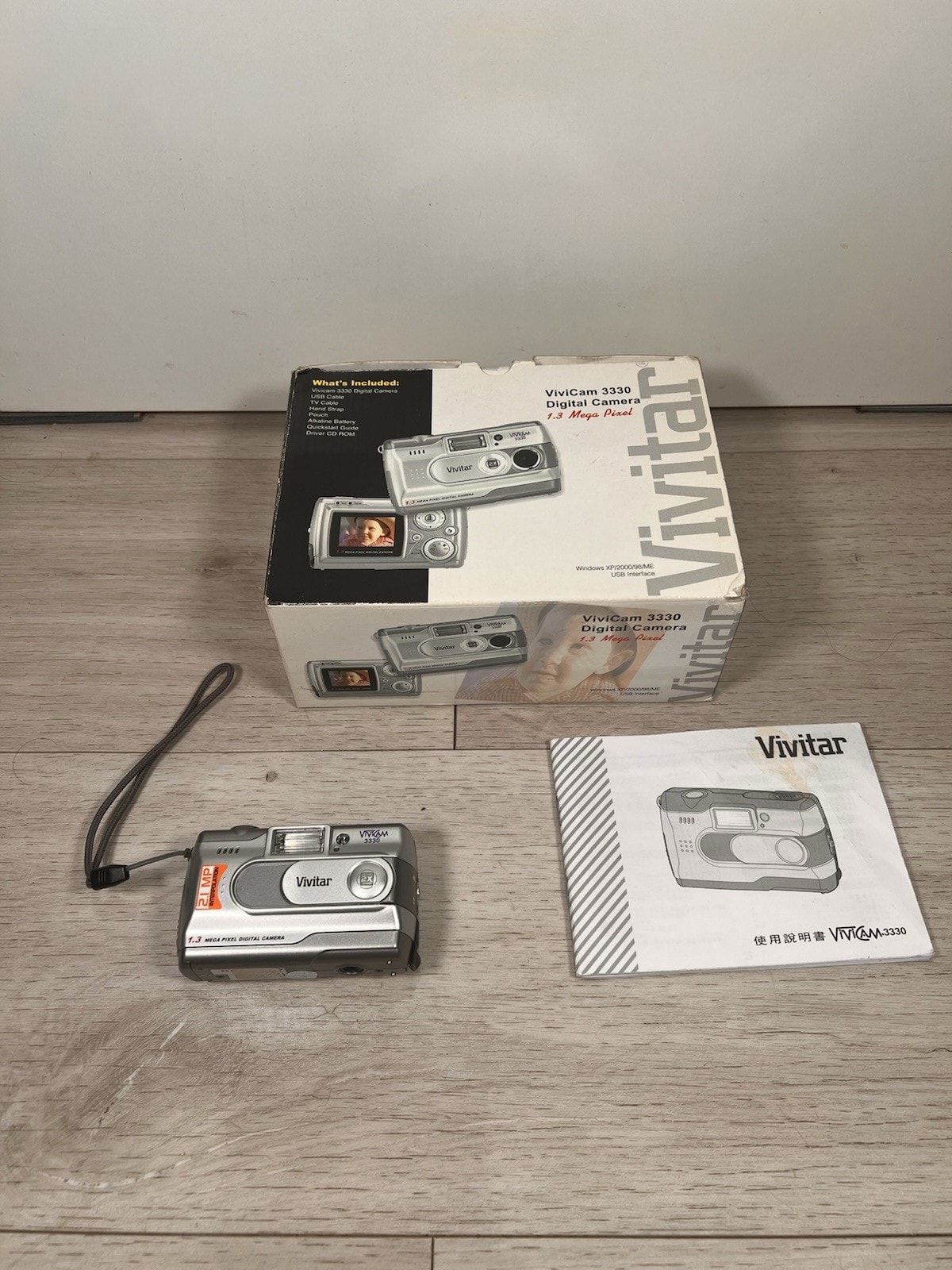 Vivitar Vivicam 3330 Digital Camera. Tested and Working