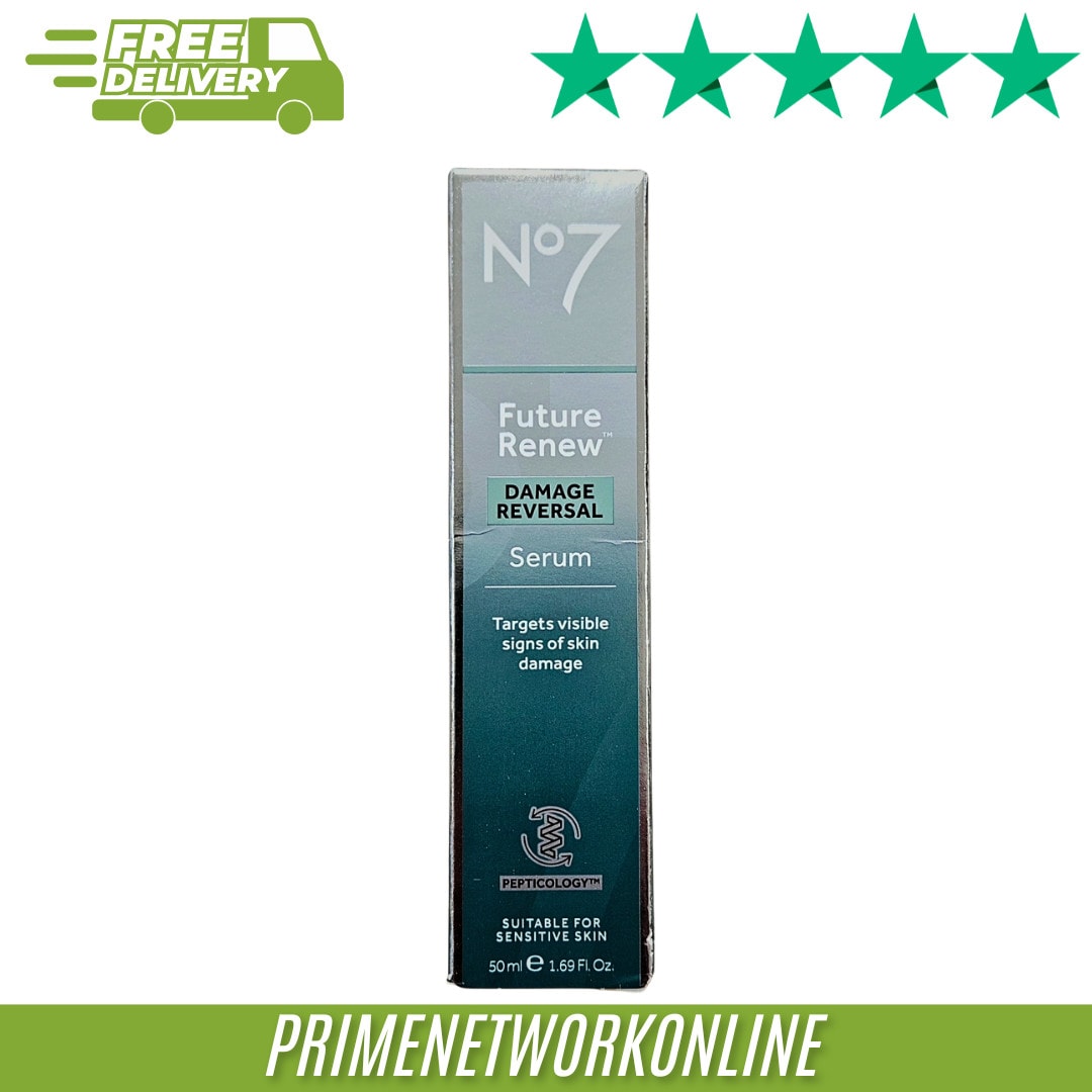 No7 Future Renew Damage Reversal Serum 50ml – Targets Visible Skin Damage