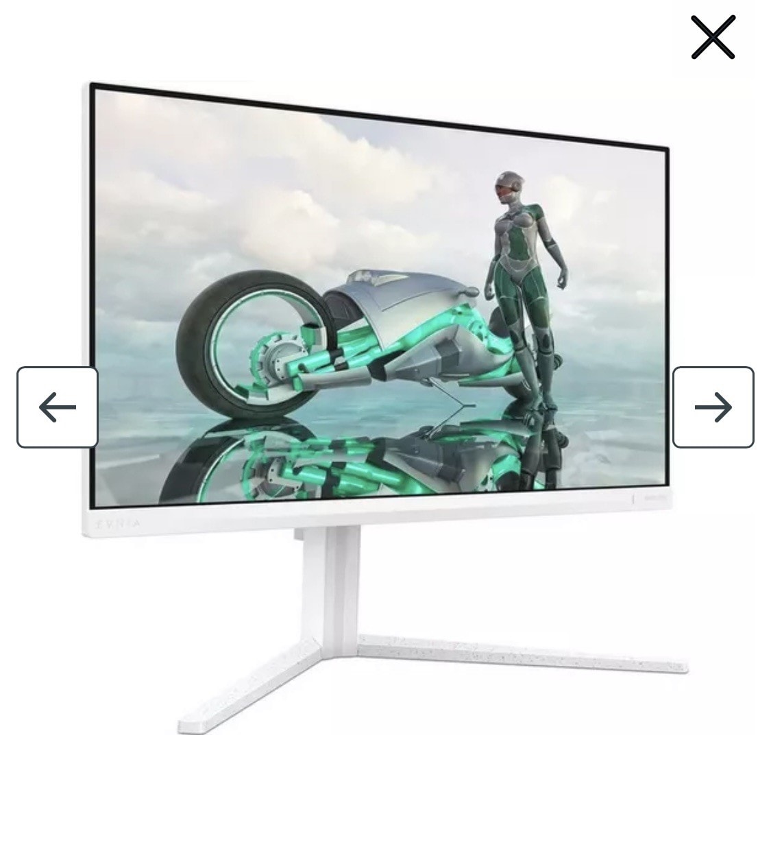 PHILIPS - Evnia 24M2N3201A/00 Full HD 24" IPS LCD Gaming Monitor - White