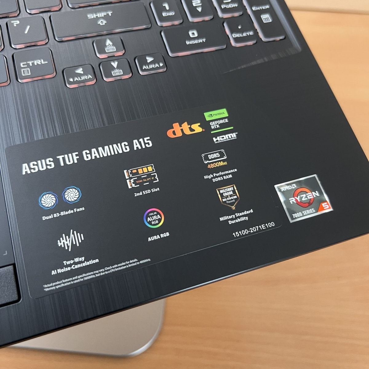 ASUS TUF 15.6” RYZEN 5 NVIDIA GPU 144Hz FPS RTX 16GB RAM Gaming Laptop 512GB SSD