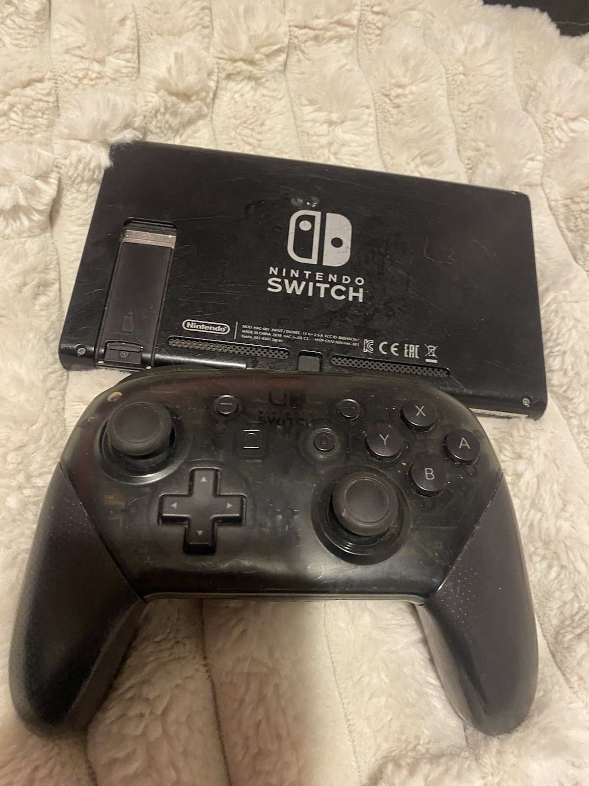 Nintendo Switch With Controller Both Used Working Okay Condition