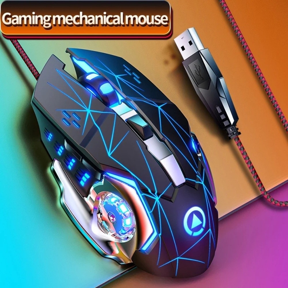 G15 Wired Gaming Mouse Backlit Ergonomic Optical USB PC Laptop LED for Office UK