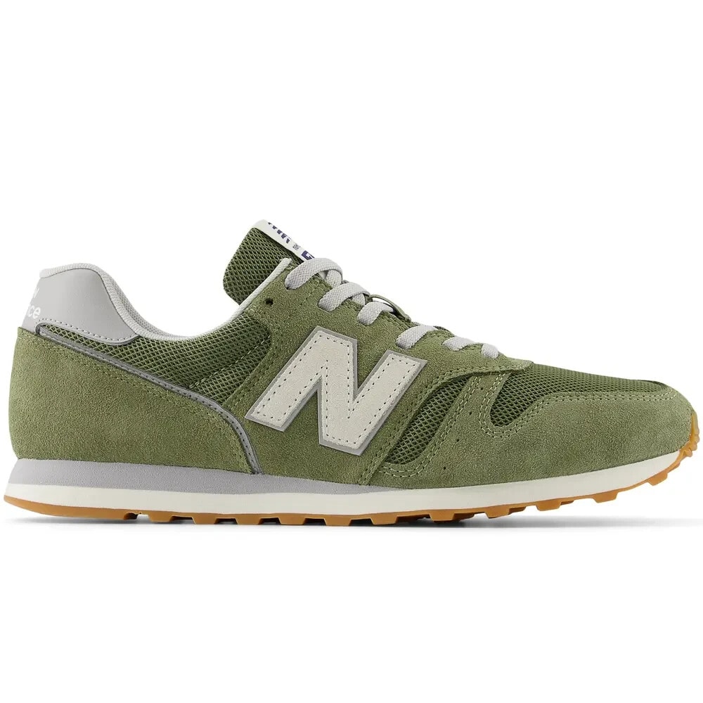 New Balance Mens 373 Trainers Shoes Sneakers Heritage Olive Green ML373SI2