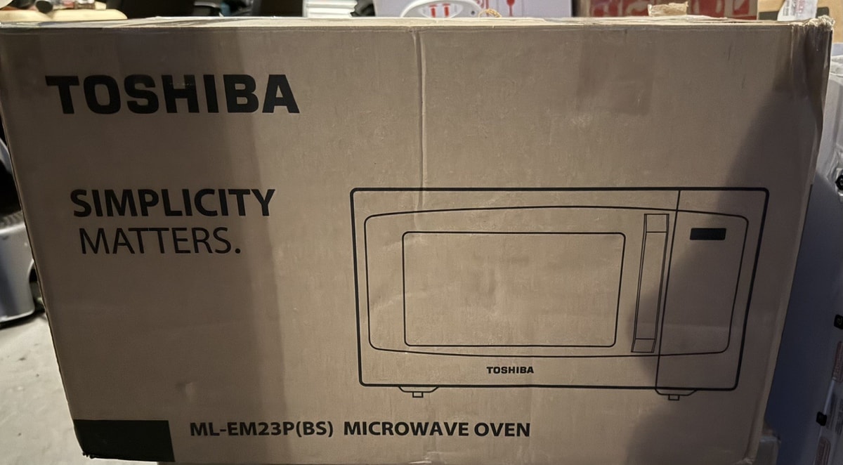 Toshiba ML-EM23P(BS) 23L 800W Microwave Oven