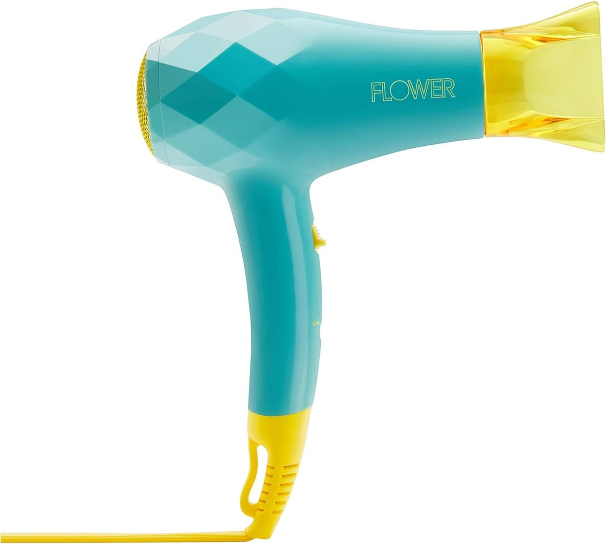 Hair Dryer Ceramic Ionic Dual Voltage Travel Lightweight Quick Dry Flower Drew