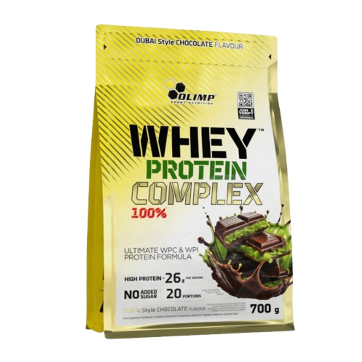 OLIMP WHEY PROTEIN COMPLEX 100% WPC WPI BCAA NEW DUBAI STYLE CHOCOLATE 700G
