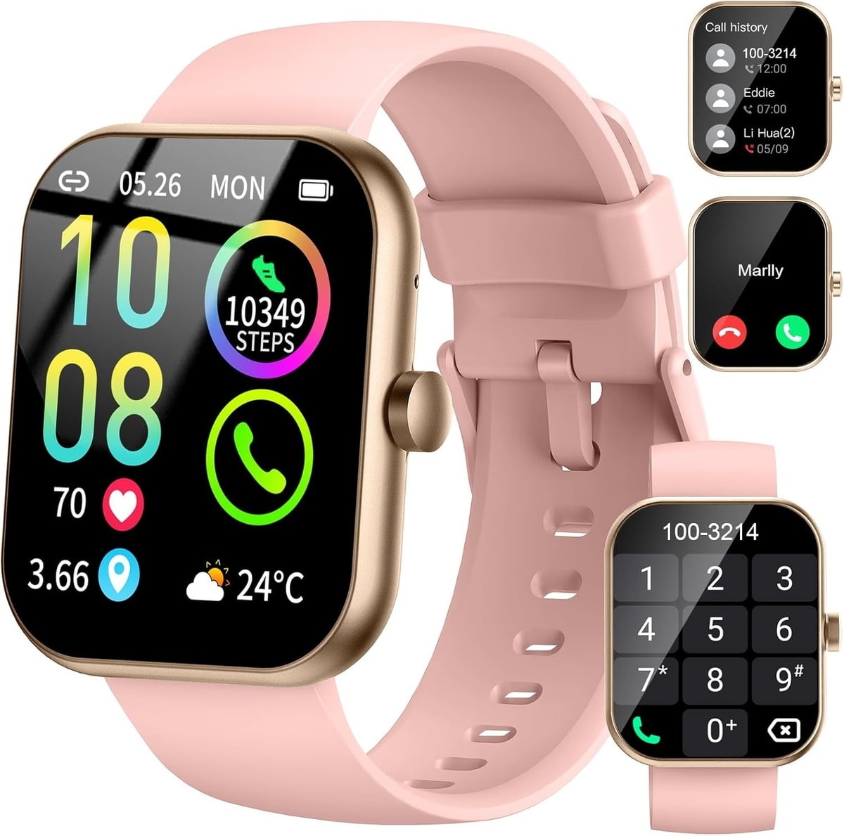 Smart Watch (Answer/Make Calls), Fitness Watch for Men Women Activity Tracker