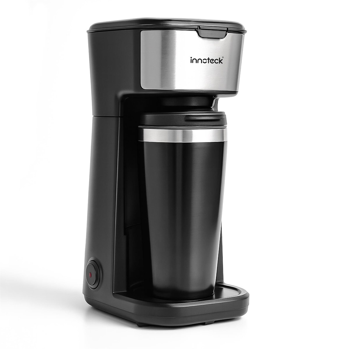 Innoteck Coffee Machine Single Serve with Travel Mug 450W Fast Brew