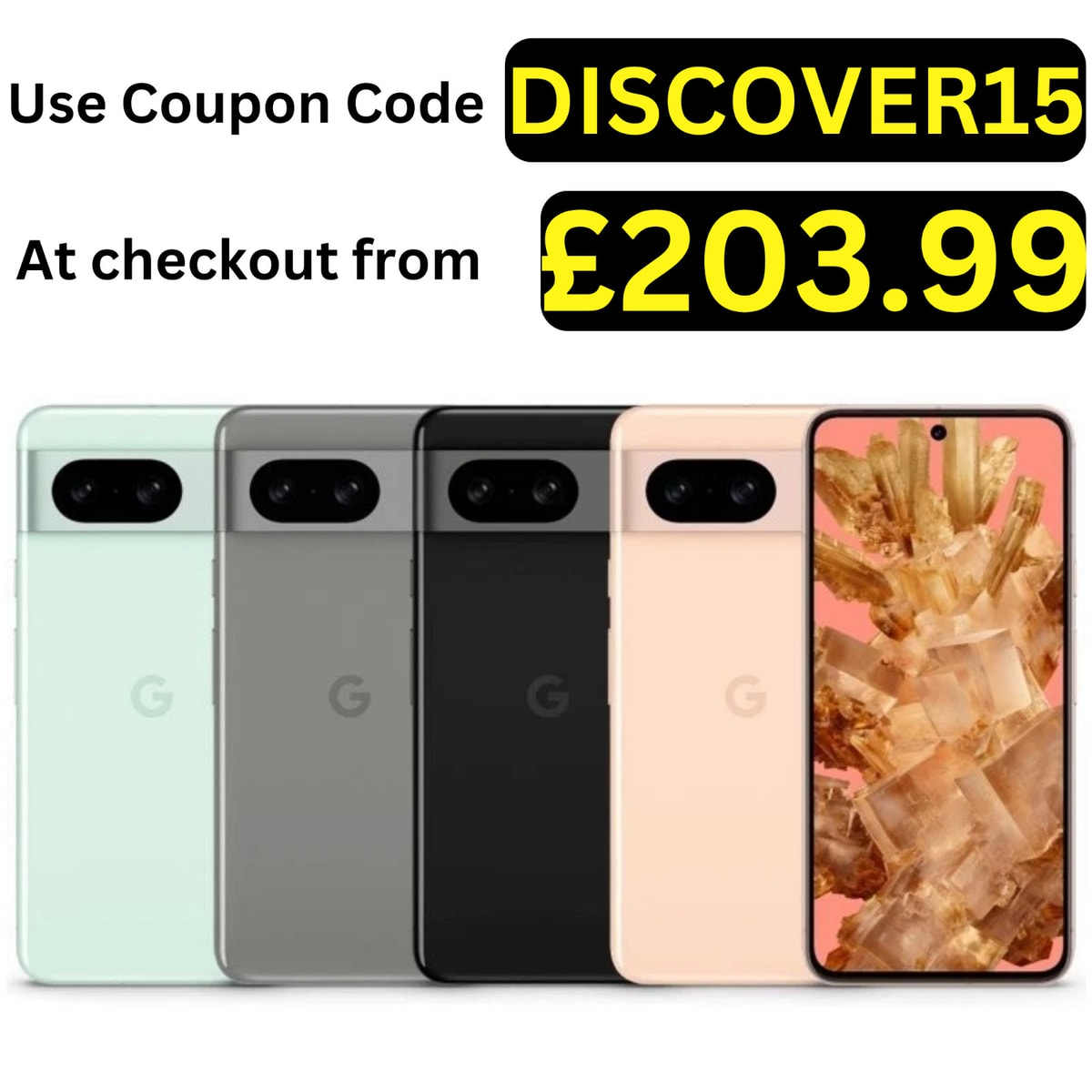 Google Pixel 8 5G -128GB - Unlocked Smartphone - All Colors - PRISTINE A++