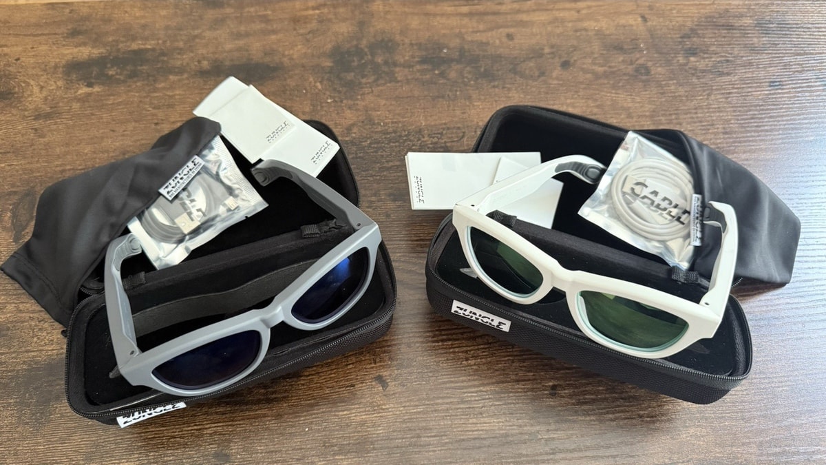 2 x Zungle Panther Smart Bluetooth Bone Conduction Sunglasses – NEW & Complete