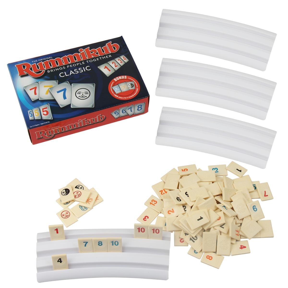 Rummikub Classic Family Strategy Board Game Set 2-4 Players Complete with Tiles​