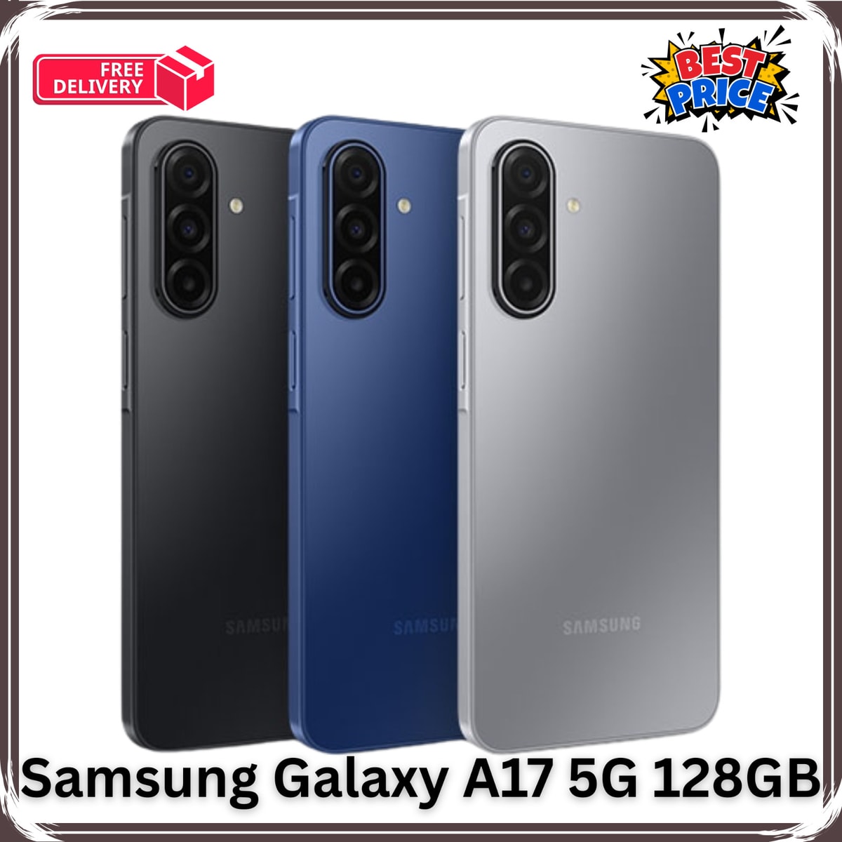 Brand New Samsung Galaxy A17 4G 128GB Dual SIM 2025 Unlocked Smartphone