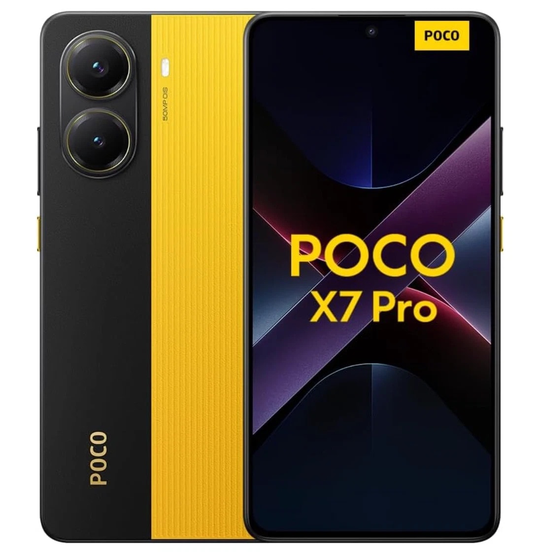 XIAOMI POCO X7 Pro Smartphone, 8GB+256GB 50MP Main Camera with OIS - YELLOW